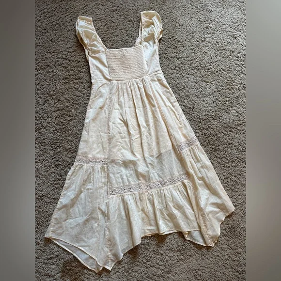 BDG Cream Lace-Trimmed Dress - Picture 3 of 3